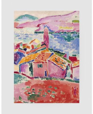 Inka Arthouse - View of Collioure by Henri Matisse Art Print - Home (Red) View of Collioure by Henri Matisse Art Print
