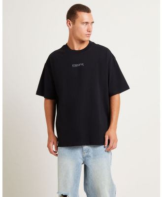 Insight - Corp Oversized Short Sleeve T Shirt - Short Sleeve T-Shirts (BLACK) Corp Oversized Short Sleeve T-Shirt