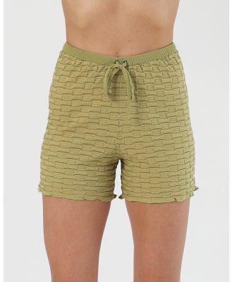 Isabelle Quinn - Bailee Knit Shorts - Shorts (Green) Bailee Knit Shorts