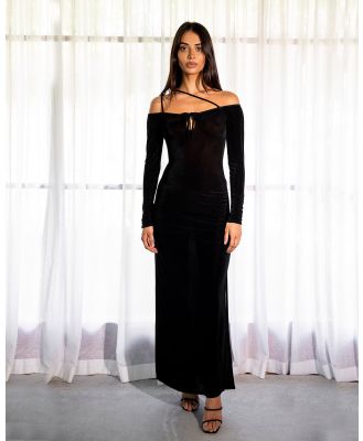 Isabelle Quinn - Thea Long Sleeve Maxi Dress - Dresses (Black) Thea Long Sleeve Maxi Dress