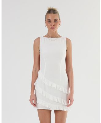 Isabelle Quinn - Tina Ruffle Mini Dress - Dresses (white) Tina Ruffle Mini Dress