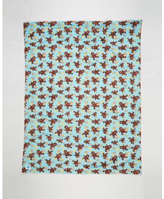 itti bitti - Cot Minky Blanket with Pillow Case - Home (Gingerbread) Cot Minky Blanket with Pillow Case