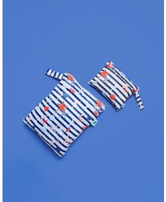 itti bitti - Large and Small Double Pocket Wetbags - Bags (Rockpool) Large and Small Double Pocket Wetbags
