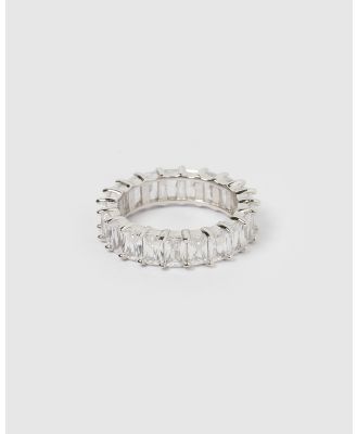 Izoa - Jordy Ring Clear Silver - Jewellery (Silver) Jordy Ring Clear Silver
