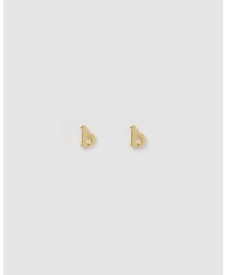 Izoa - Little Letter B Stud - Jewellery (Gold) Little Letter B Stud