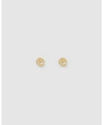 Izoa - Little Letter E Stud - Jewellery (Gold) Little Letter E Stud