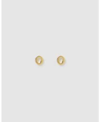 Izoa - Little Letter O Stud - Jewellery (Gold) Little Letter O Stud