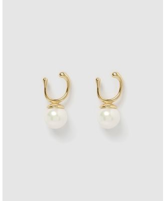 Izoa - Lucia Earrings - Jewellery (Gold Pearl) Lucia Earrings