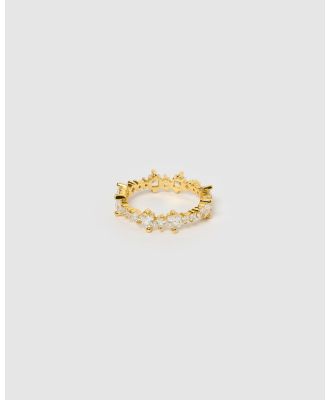Izoa - Lyla Ring Gold Clear - Jewellery (Gold Clear) Lyla Ring Gold Clear