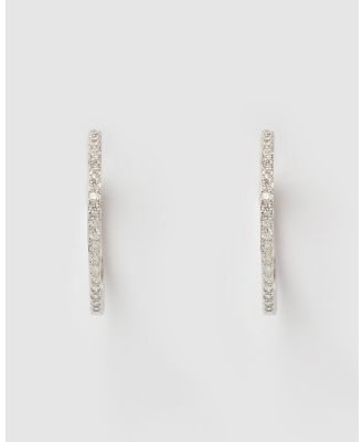 Izoa - Rae Hoop Earrings - Jewellery (silver) Rae Hoop Earrings