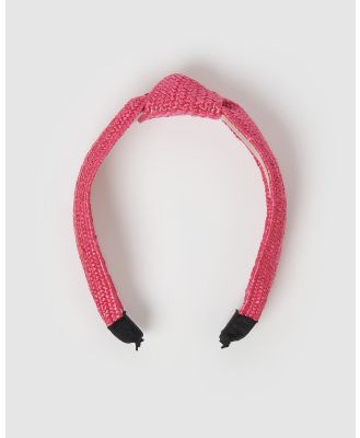 Izoa - Sandy Headband - Hair Accessories (Hot Pink) Sandy Headband