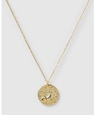 Izoa - Star Sign Necklace Capricorn - Jewellery (Gold) Star Sign Necklace Capricorn