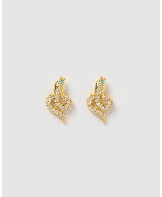 Izoa - Taipan Earrings - Jewellery (Gold) Taipan Earrings