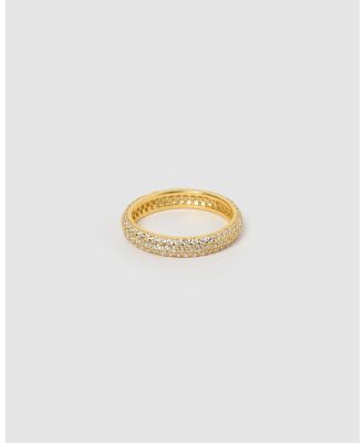 Izoa - Tatiana Ring Gold Clear - Jewellery (Gold Clear) Tatiana Ring Gold Clear