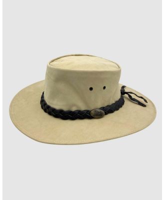 Jacaru - Jacaru 1001P Premium Kangaroo Leather Hat - Hats (Nude) Jacaru 1001P Premium Kangaroo Leather Hat