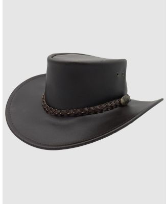 Jacaru - Jacaru 1003 Swagman Hat - Hats (Brown) Jacaru 1003 Swagman Hat