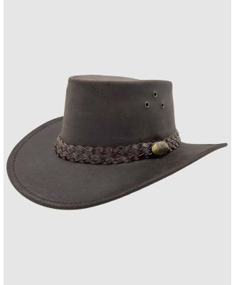 Jacaru - Jacaru 1006 Wallaroo Oil Hat - Hats (Brown) Jacaru 1006 Wallaroo Oil Hat