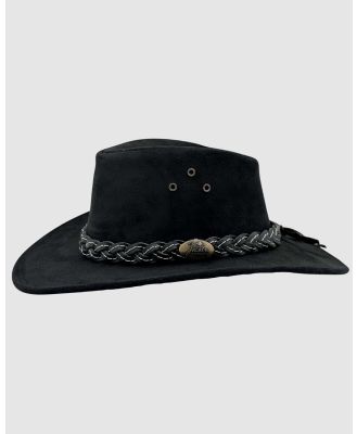 Jacaru - Jacaru 1007 Wallaroo Suede Hat - Hats (Black) Jacaru 1007 Wallaroo Suede Hat