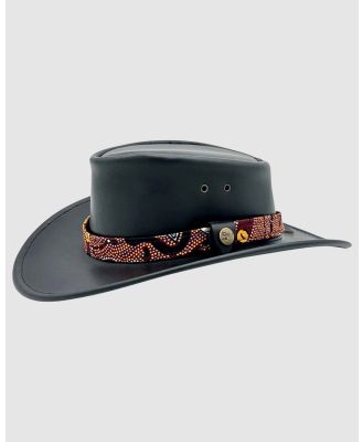 Jacaru - Jacaru 1107 Koori Hat - Hats (Black) Jacaru 1107 Koori Hat