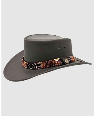 Jacaru - Jacaru 1107 Koori Hat - Hats (Brown) Jacaru 1107 Koori Hat