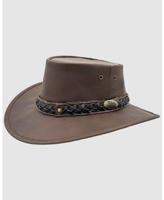 Jacaru - Jacaru 1111 Roo Nomad Traveller Hat - Hats (Brown) Jacaru 1111 Roo Nomad Traveller Hat