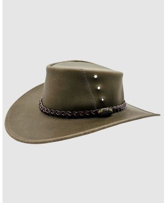 Jacaru - Jacaru 1153 Magpie Hat - Hats (Moss) Jacaru 1153 Magpie Hat