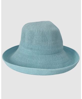 Jacaru - Jacaru 1507 Knitted Bucket Hat   Small Brim - Hats (Blue) Jacaru 1507 Knitted Bucket Hat - Small Brim