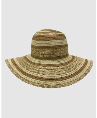 Jacaru - Jacaru 1761 Round Circles Hat - Headwear (Nude) Jacaru 1761 Round Circles Hat