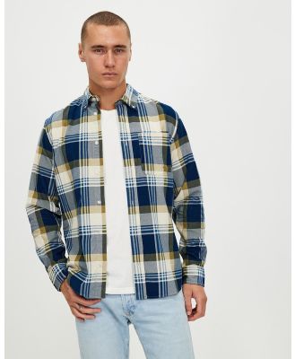 Jack & Jones - Brook Cord Button Down Shirt - Shirts & Polos (Titan) Brook Cord Button Down Shirt