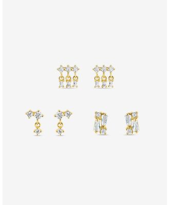 Jackie Mack - Lyra Constellation Barbell Studs Set - Jewellery (Silver) Lyra Constellation Barbell Studs Set