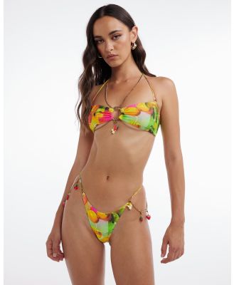 Jaded London - Citrus Burst Bikini Top - Bikini Tops (Multi) Citrus Burst Bikini Top