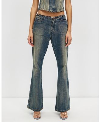 Jaded London - Whipstitch Jeans - Relaxed Jeans (Blue) Whipstitch Jeans
