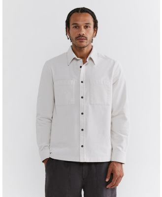 Jag - Jordan Cord Overshirt - Shirts & Polos (white) Jordan Cord Overshirt