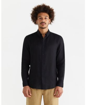 Jag - The Linen Shirt - Casual shirts (black) The Linen Shirt