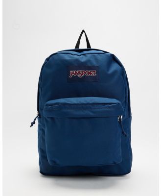 JanSport - SuperBreak Plus Backpack - Backpacks (Navy) SuperBreak Plus Backpack