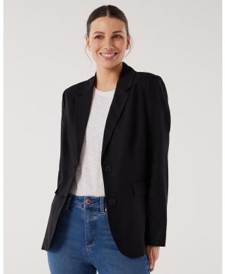 Jeanswest - Kitty Straight Blazer - Coats & Jackets (Black) Kitty Straight Blazer