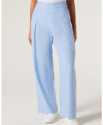 Jeanswest - Saige Linen Pant - Pants (Powder Blue) Saige Linen Pant