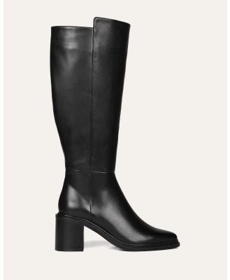 Jo Mercer - Anissa Knee Boots - Knee-High Boots (BLACK LEATHER) Anissa Knee Boots