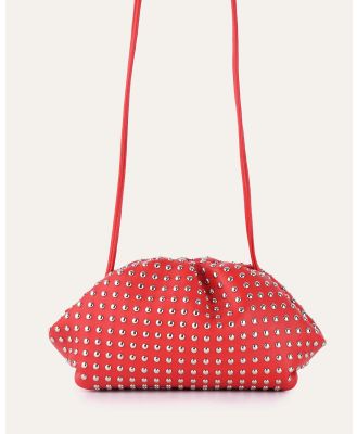 Jo Mercer - Billie Cross Body Bag One Size - Clutches (RED LEATHER) Billie Cross Body Bag One Size