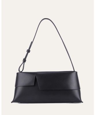 Jo Mercer - Cyrus Shoulder Bag - Handbags (BLACK LEATHER) Cyrus Shoulder Bag