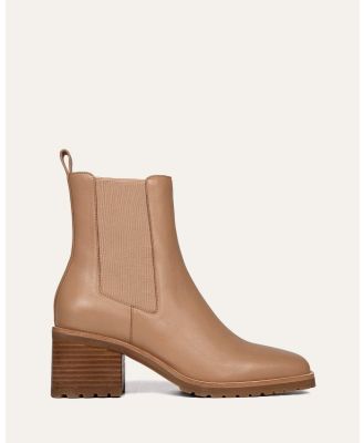 Jo Mercer - Harley Mid Ankle Boots - Boots (TAN LEATHER) Harley Mid Ankle Boots