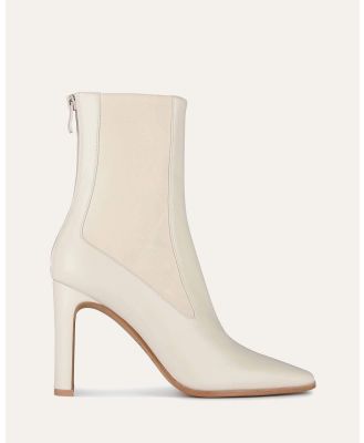 Jo Mercer - June High Ankle Boots - Boots (OFF WHITE LEATHER) June High Ankle Boots