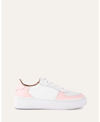 Jo Mercer - Otto Sneakers - Lifestyle Sneakers (WHITE SOFT PINK LEATHER) Otto Sneakers