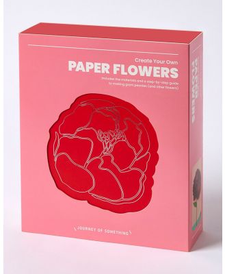 Journey Of Something - Paper Flower Making Kit - Home (Multi) Paper Flower Making Kit