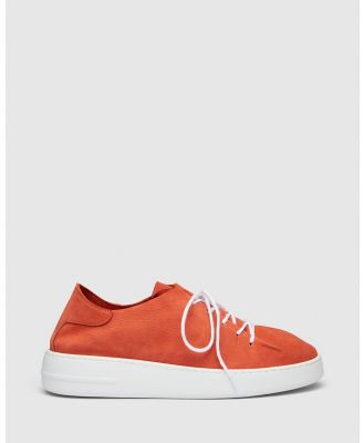 Just Because - Angie Leather Sneakers - Lifestyle Sneakers (Orange) Angie Leather Sneakers