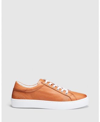 Just Because - Bahar Leather Sneakers - Lifestyle Sneakers (Tan) Bahar Leather Sneakers