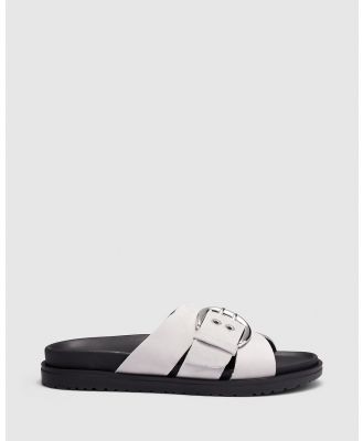 Just Because - Fresia Leather Sandals - Casual Shoes (Ice) Fresia Leather Sandals