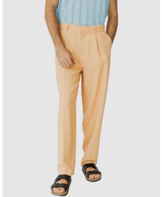 Justin Cassin - Heran Loose Fit Trousers - Pants (Apricot) Heran Loose Fit Trousers