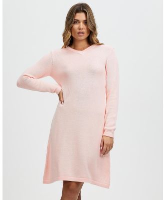 KAJA Clothing - Natasha Knit Dress - Dresses (Pink) Natasha Knit Dress
