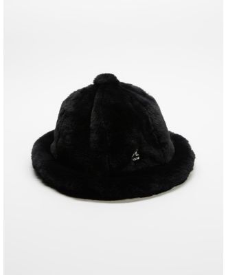 Kangol - Faux Fur Casual Hat - Hats (Black) Faux-Fur Casual Hat